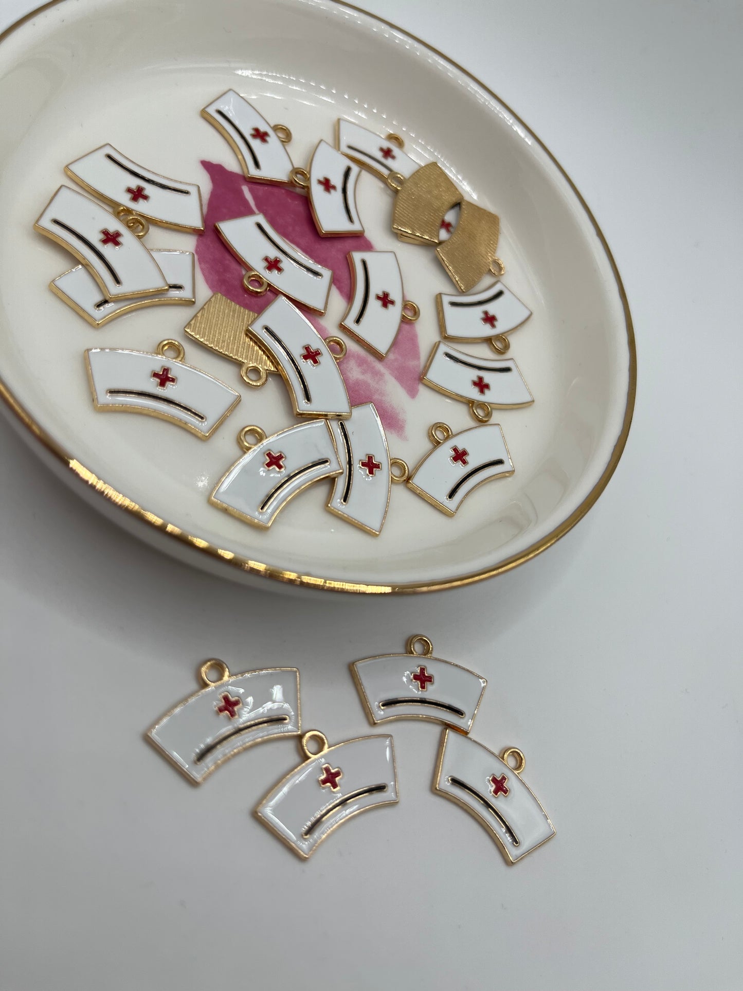 10pc Medical Metal Pendant