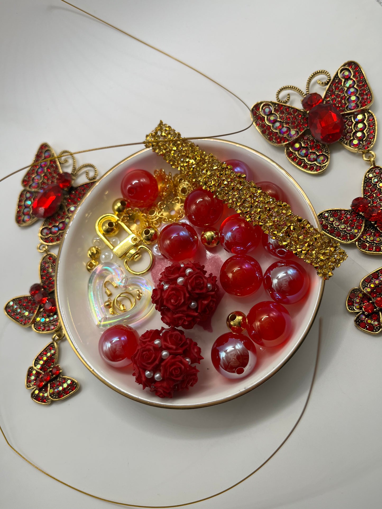 Fancy Butterfly Keychain Kit