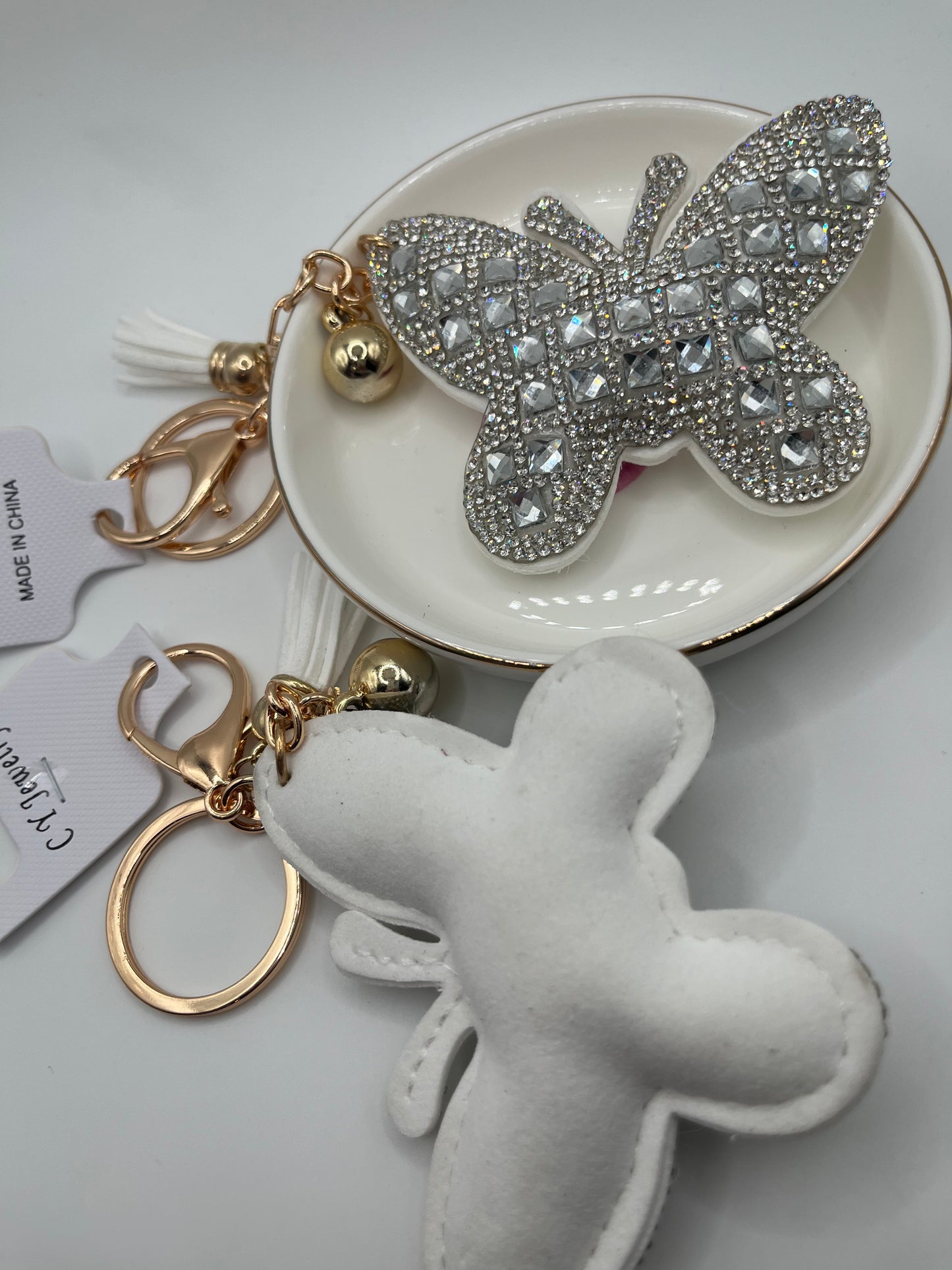 1pc Soft Butterfly Keychain Collection