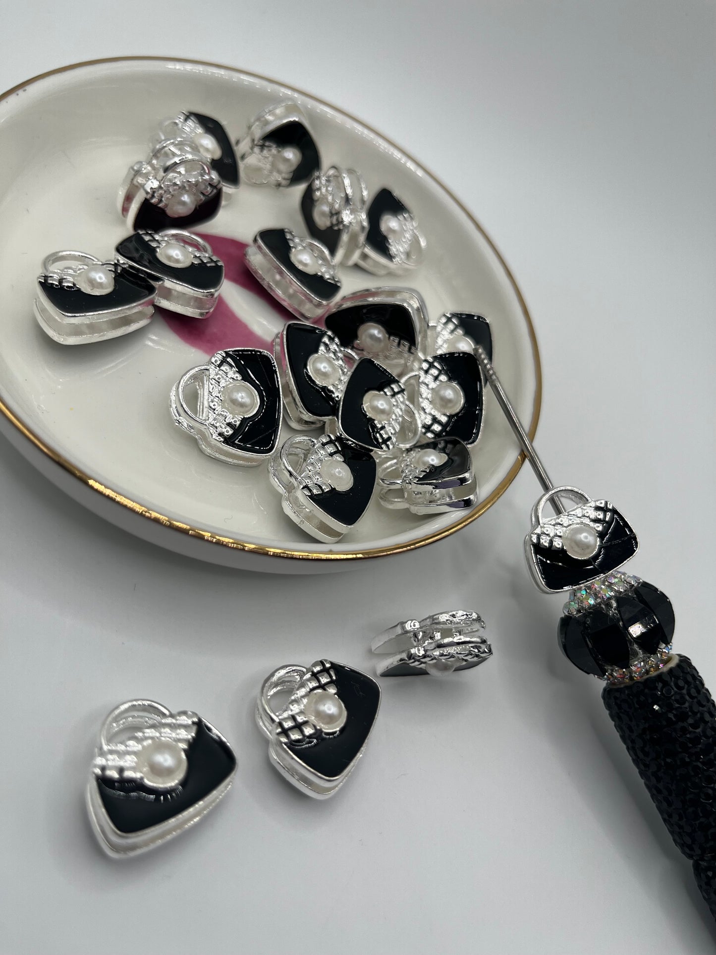 5pcs Metal Purse Bead (Fits Pen)