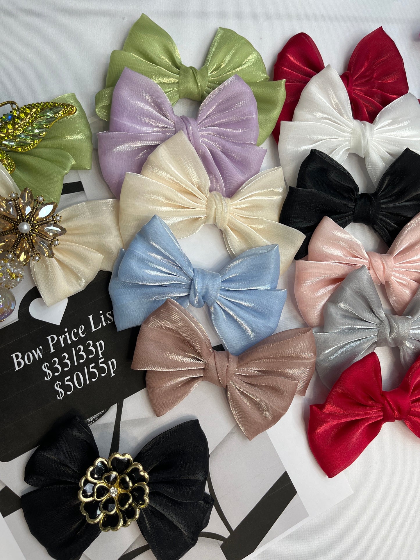 DIY BOWS - 11 colors mixed -