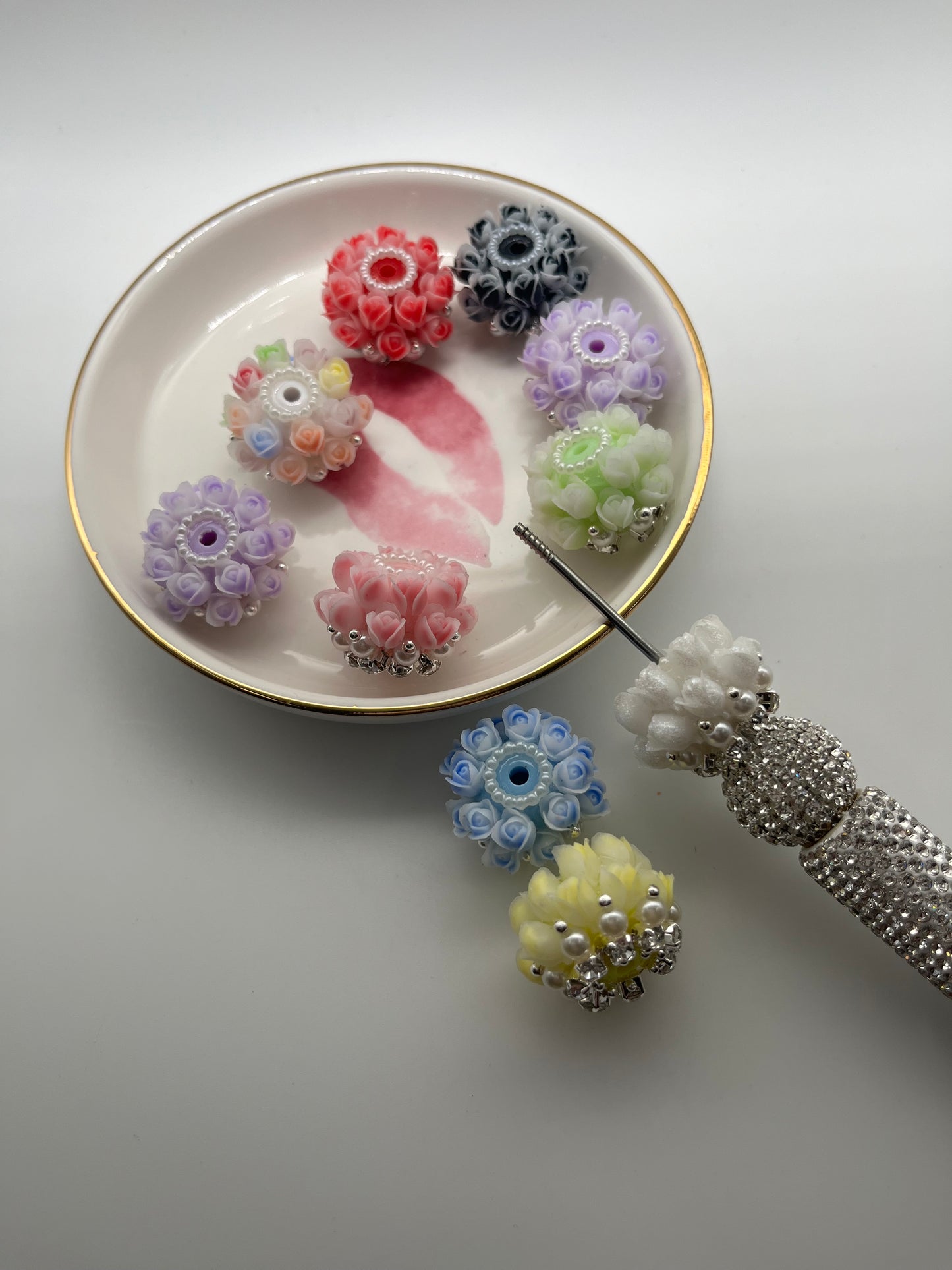 5pc Tulip Fancy Bead (Random Mix)