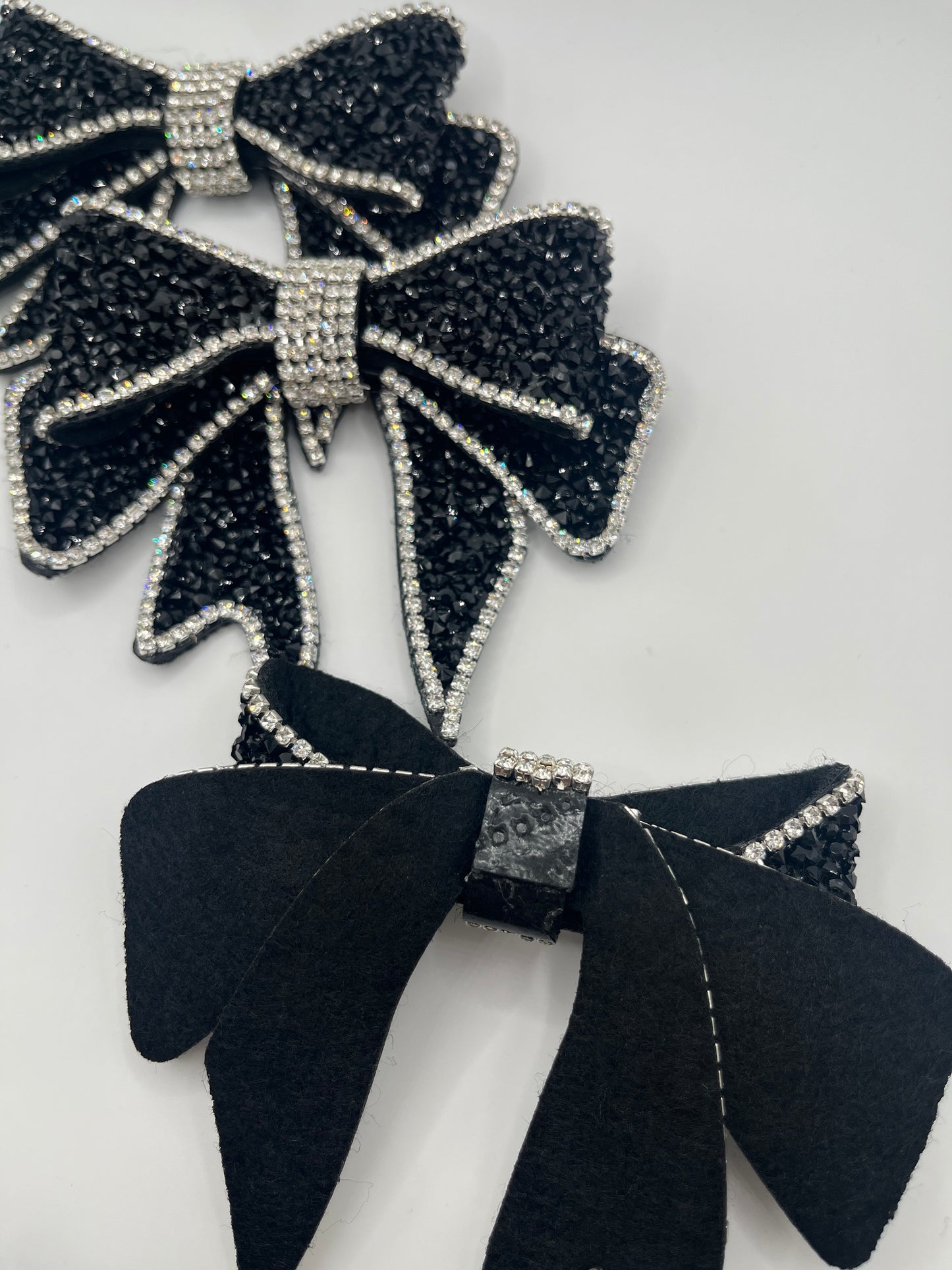 1pc Big Bling Soft FeltBack Bow