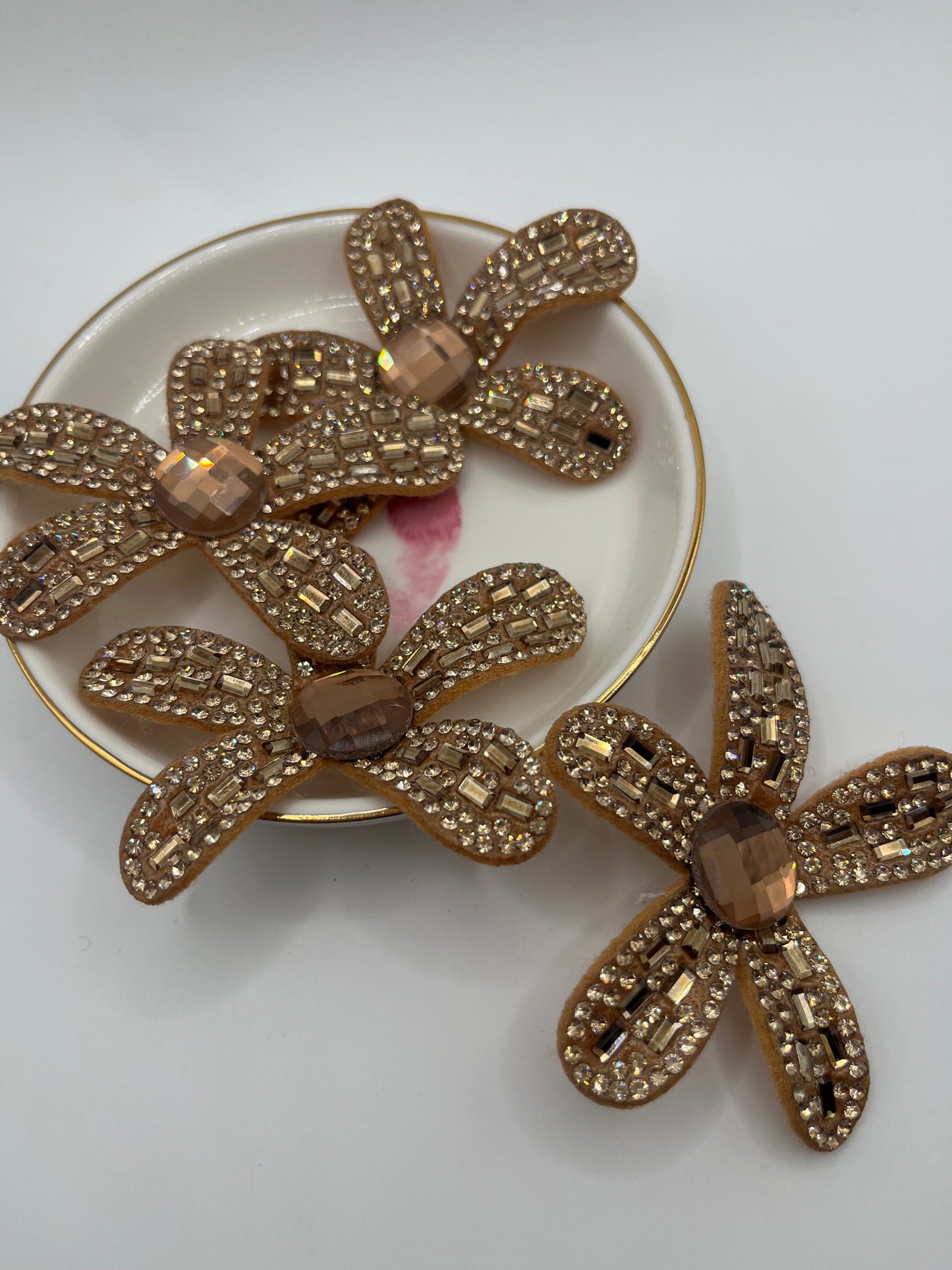 4pc Rhinestone Patches
