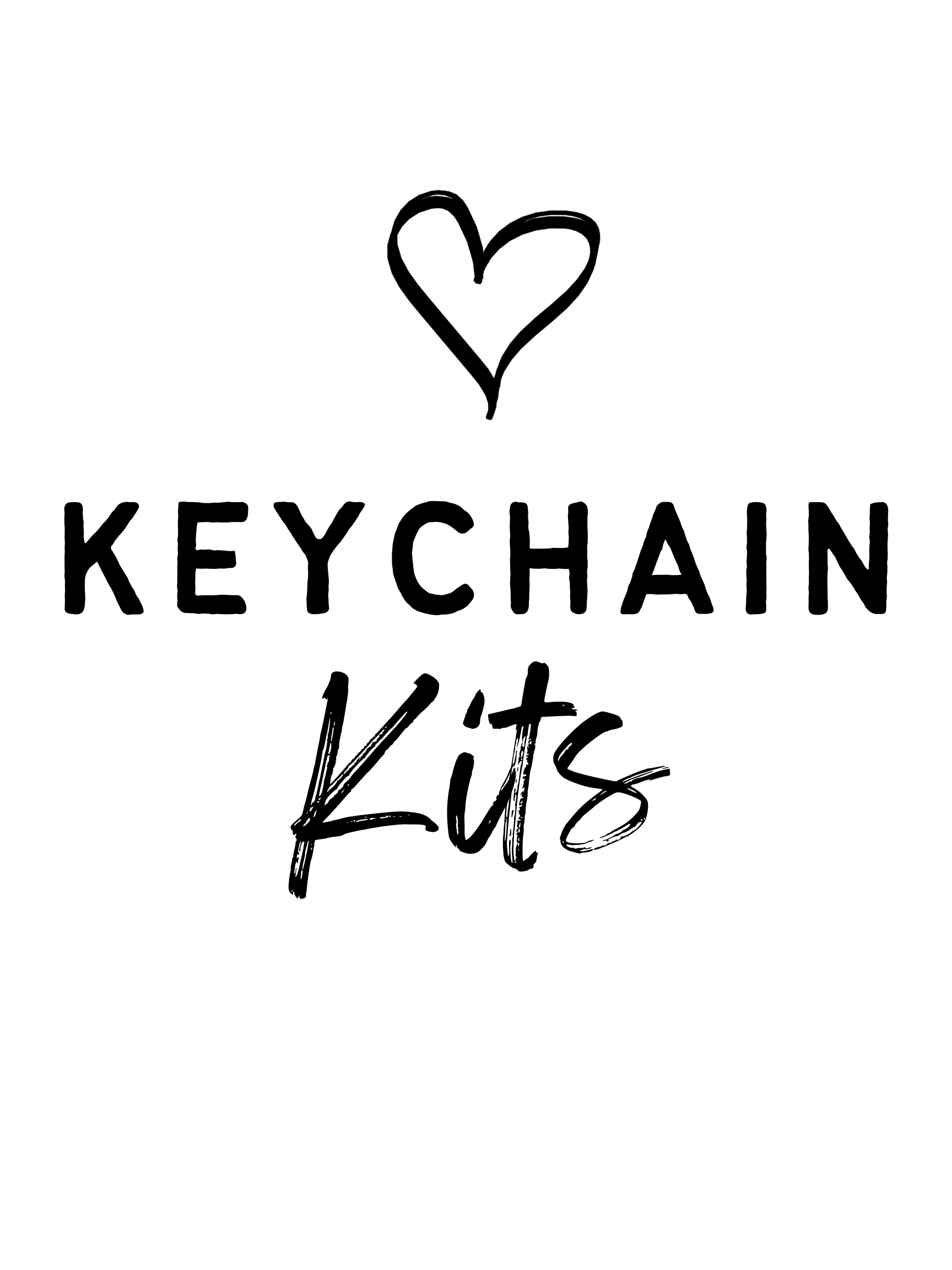 Keychain DIY Kits