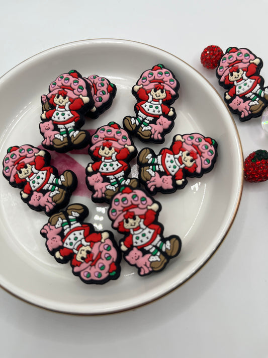 1pc Ms. Shortcake Silicone Bead