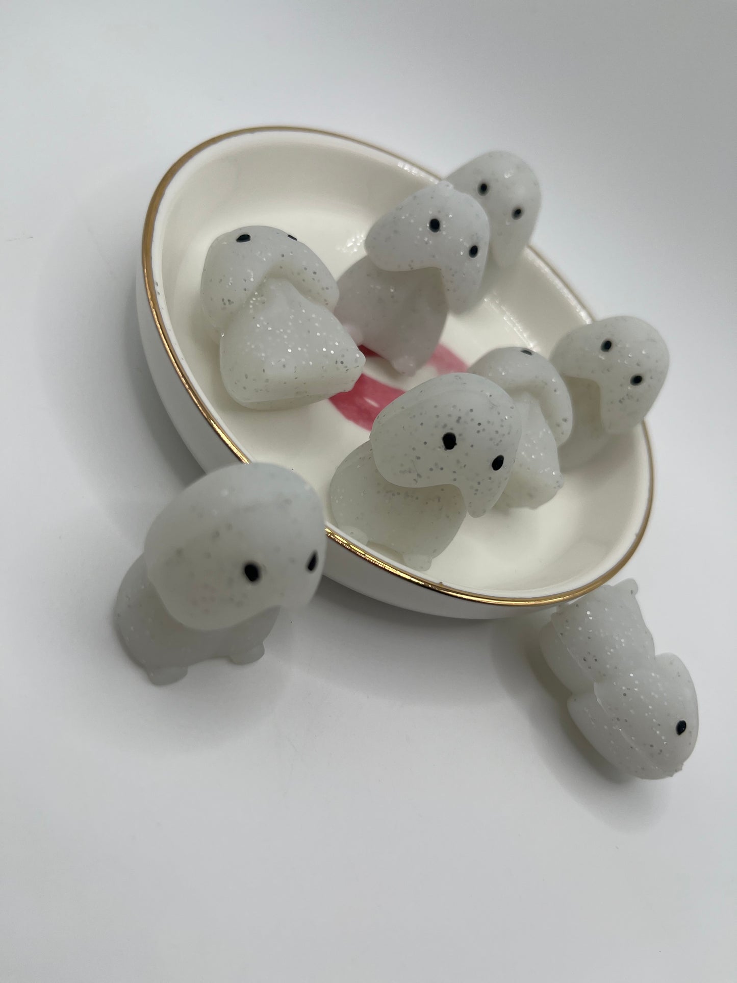 1pc “Sit On It” Silicone 3D Bead (Glow-N-The-Dark)