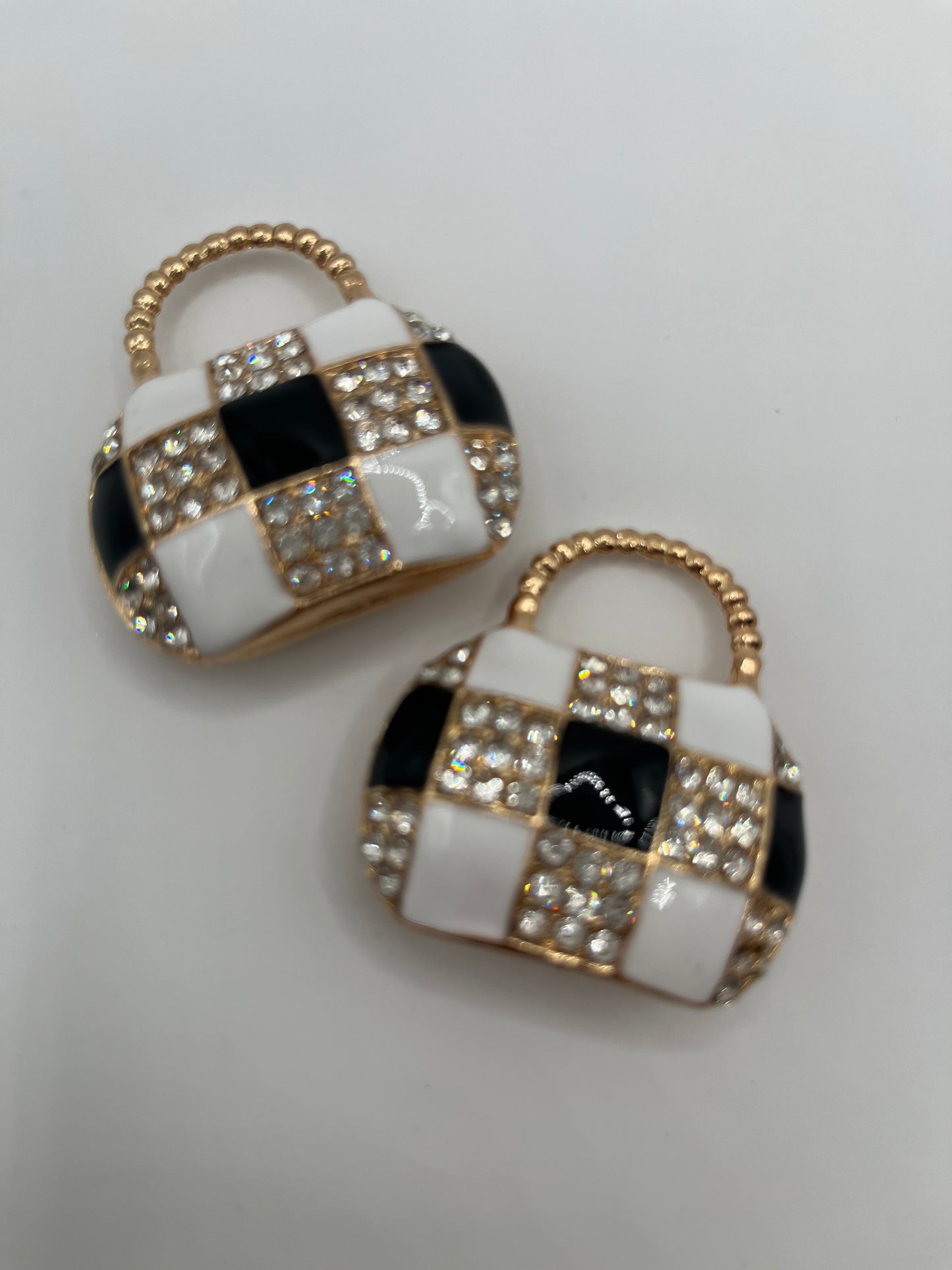 Fashion Purse Metal Charm (1 Piece) [Black or Pink]