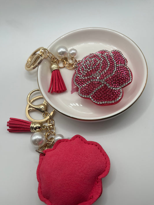 1pc Soft Rose Keychain Collection