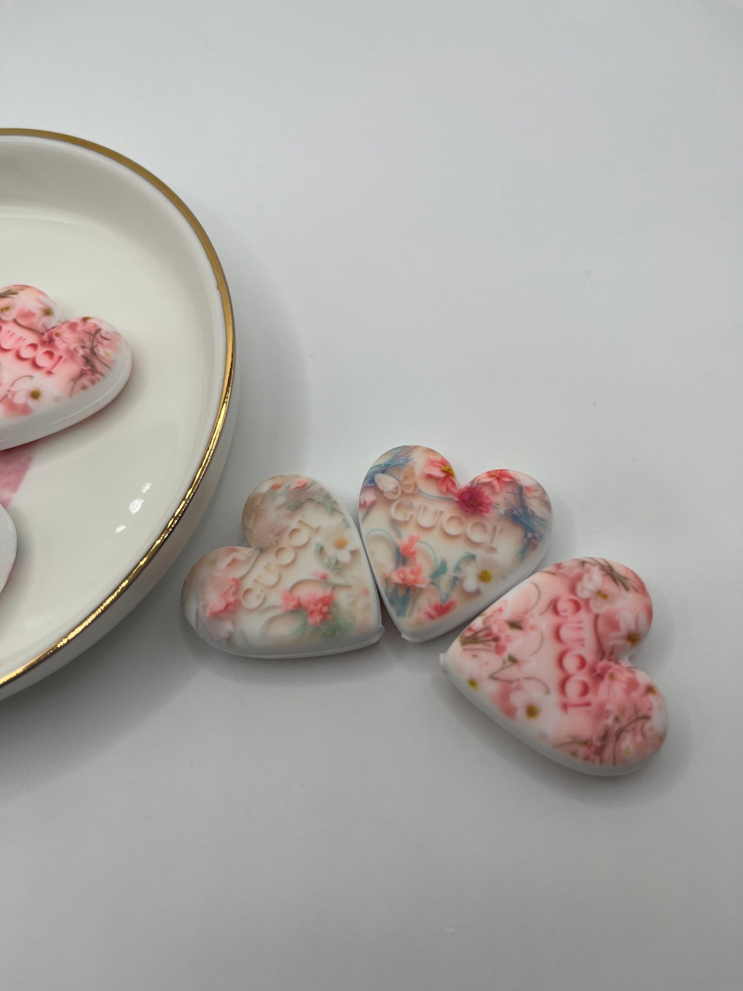 3pc Fashion Flower G Silicone Bead Set (Mix Color)