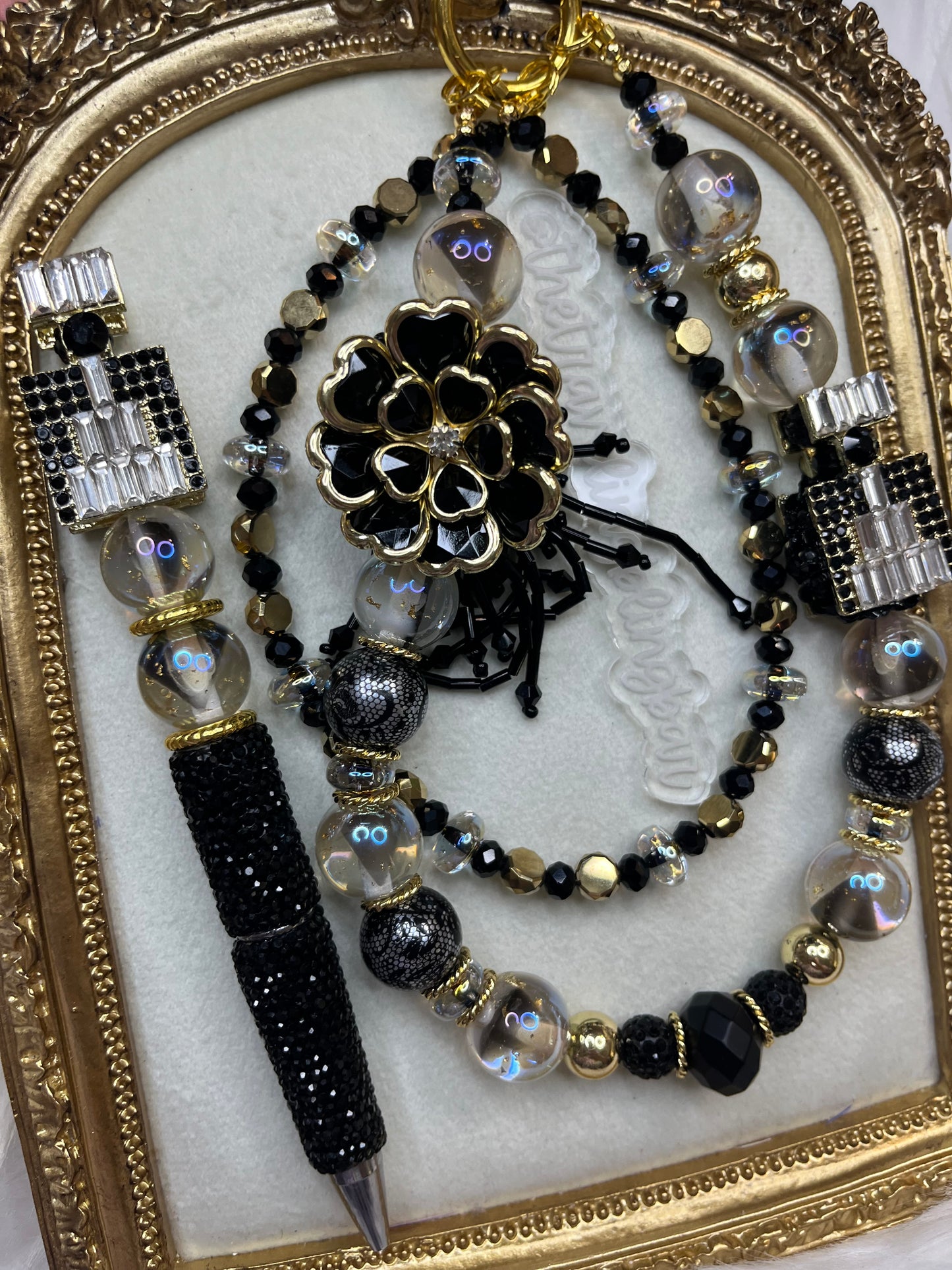 “The High Roller” Double Strand Keychain + Pen Kit