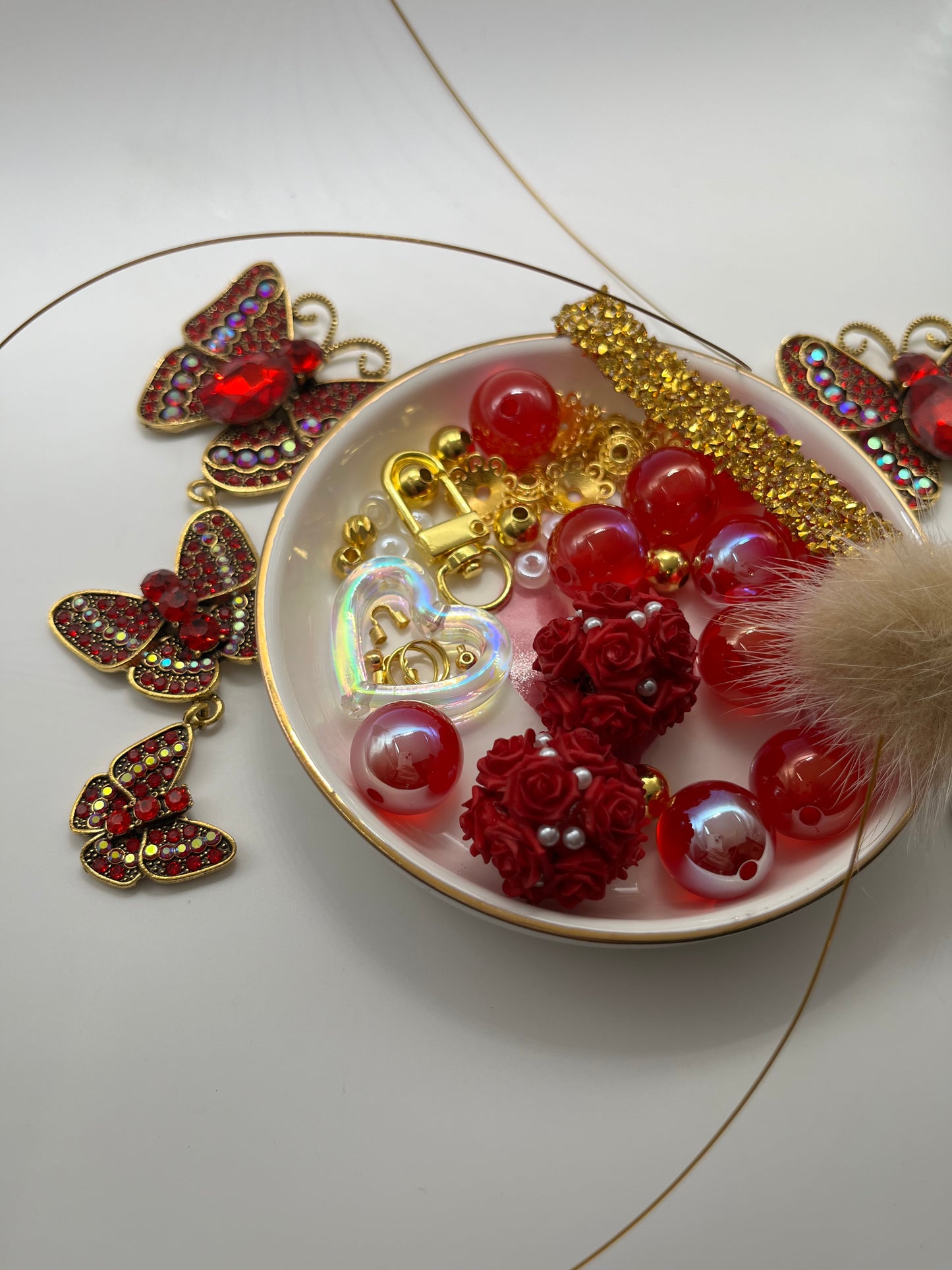 Fancy Butterfly Keychain Kit