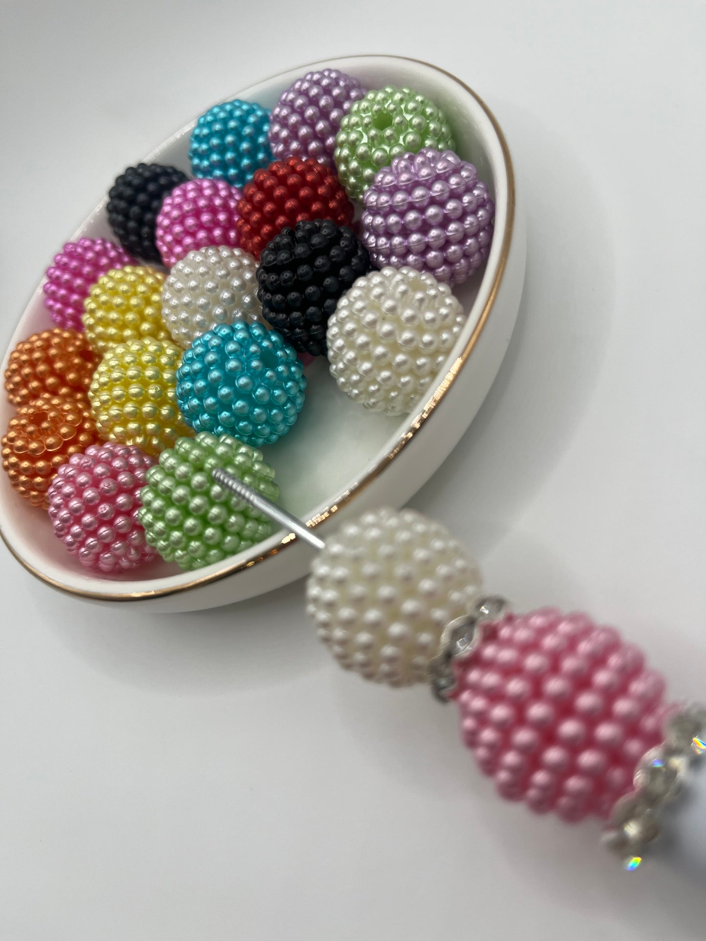 20p Layered Pearl Bead [19.3mm] Random Mix
