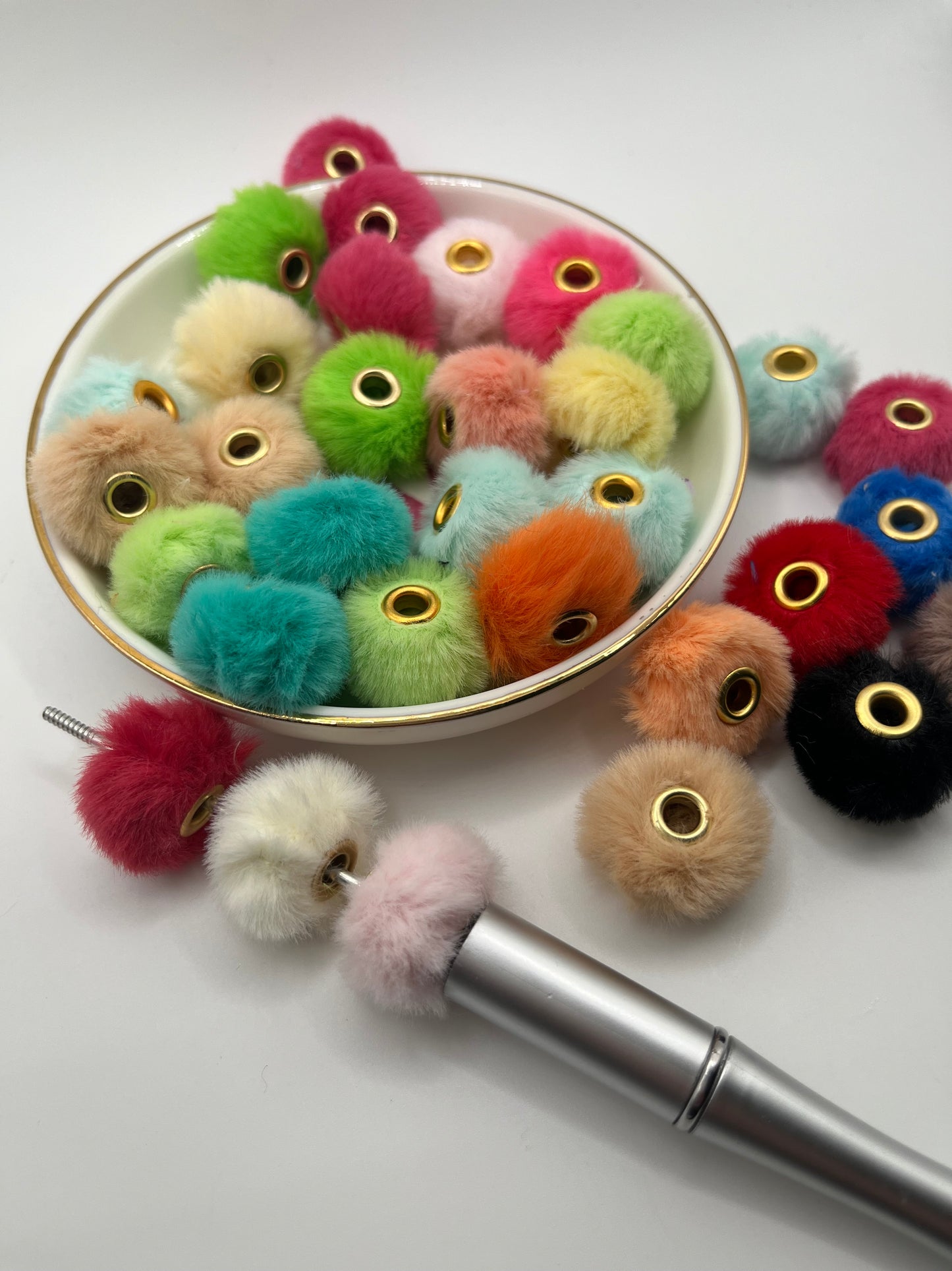 40pc Fuzzy Beads (Random Mix)