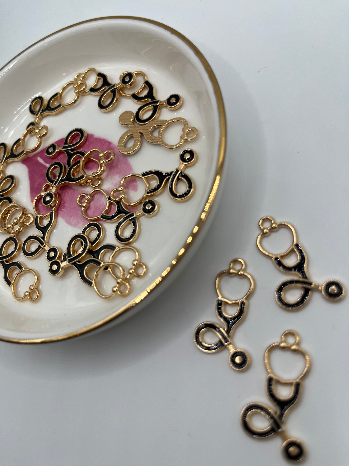 10pc Medical Metal Pendant