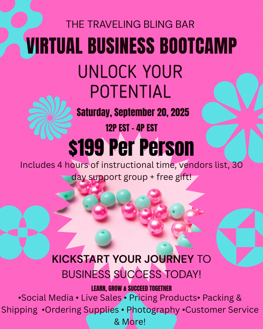 Pre Registration Begins On 8/31/2025. ***Virtual Business Bootcamp
