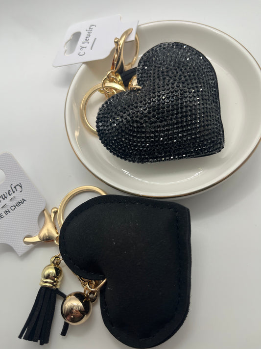 1pc Soft Heart Keychain Collection