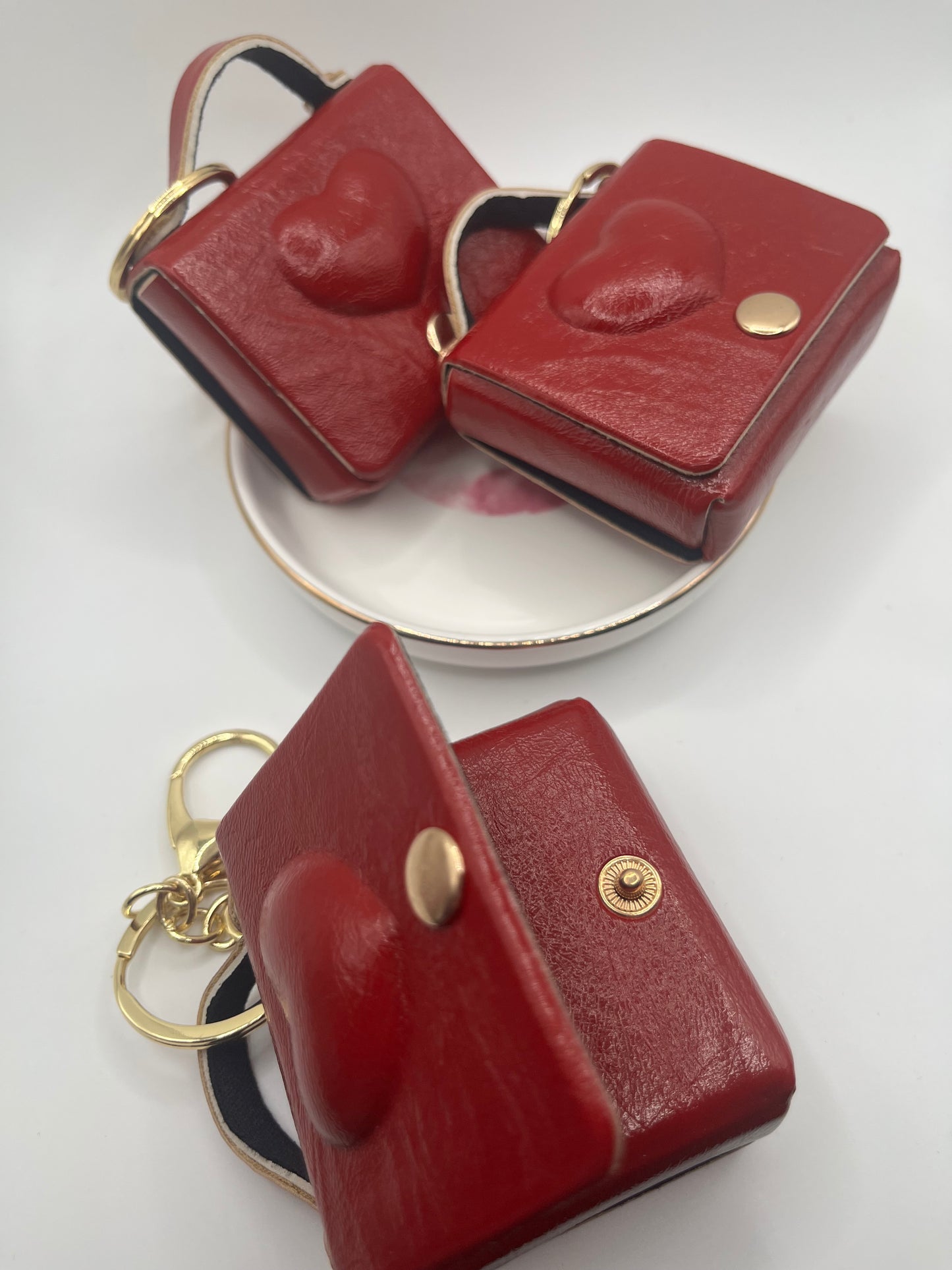 1pc Heart Purse Keychain (Includes Keychain Attachment)