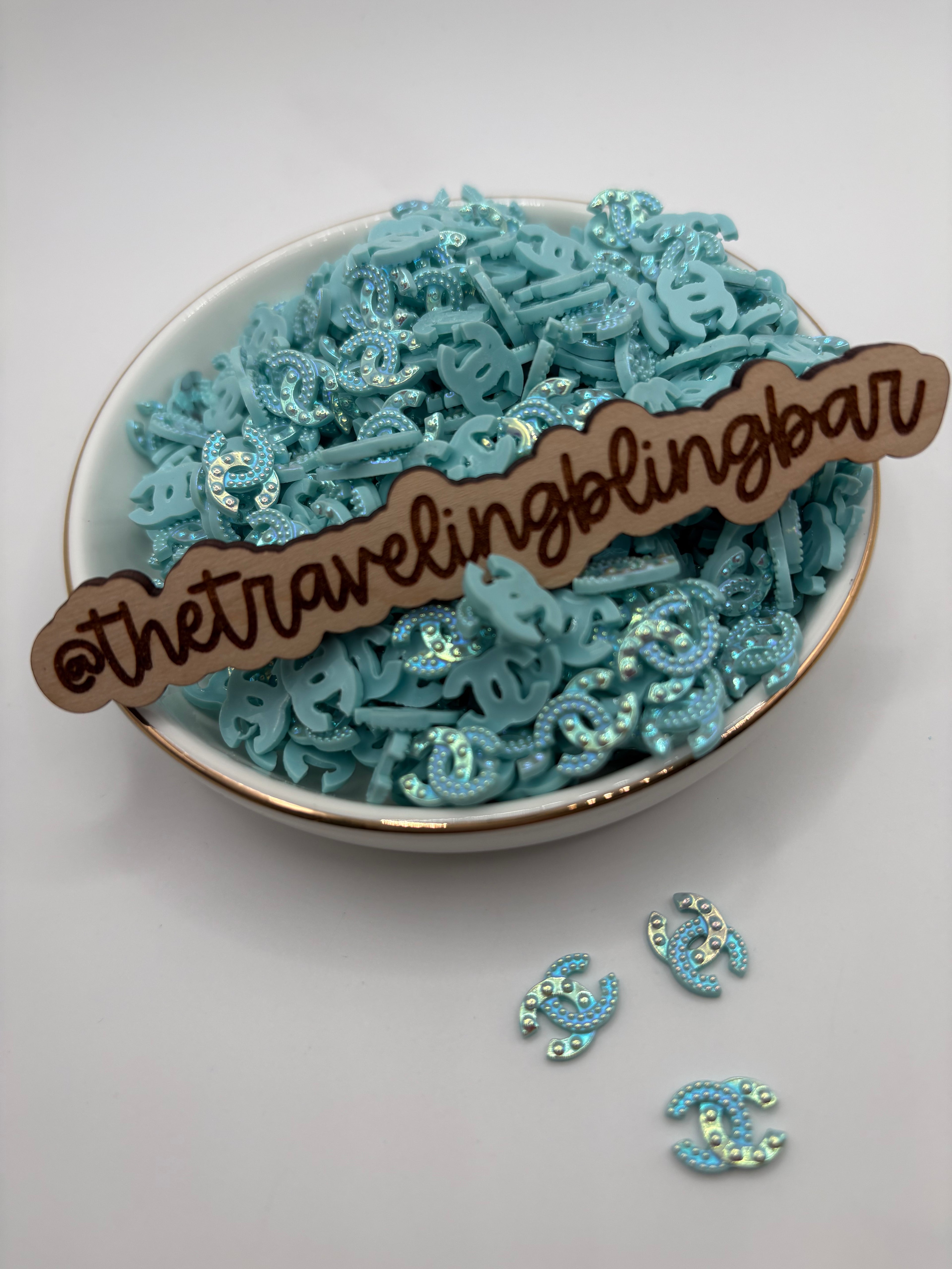 Designer-Inspired Acrylic Charm Bundle (1000 Pieces)