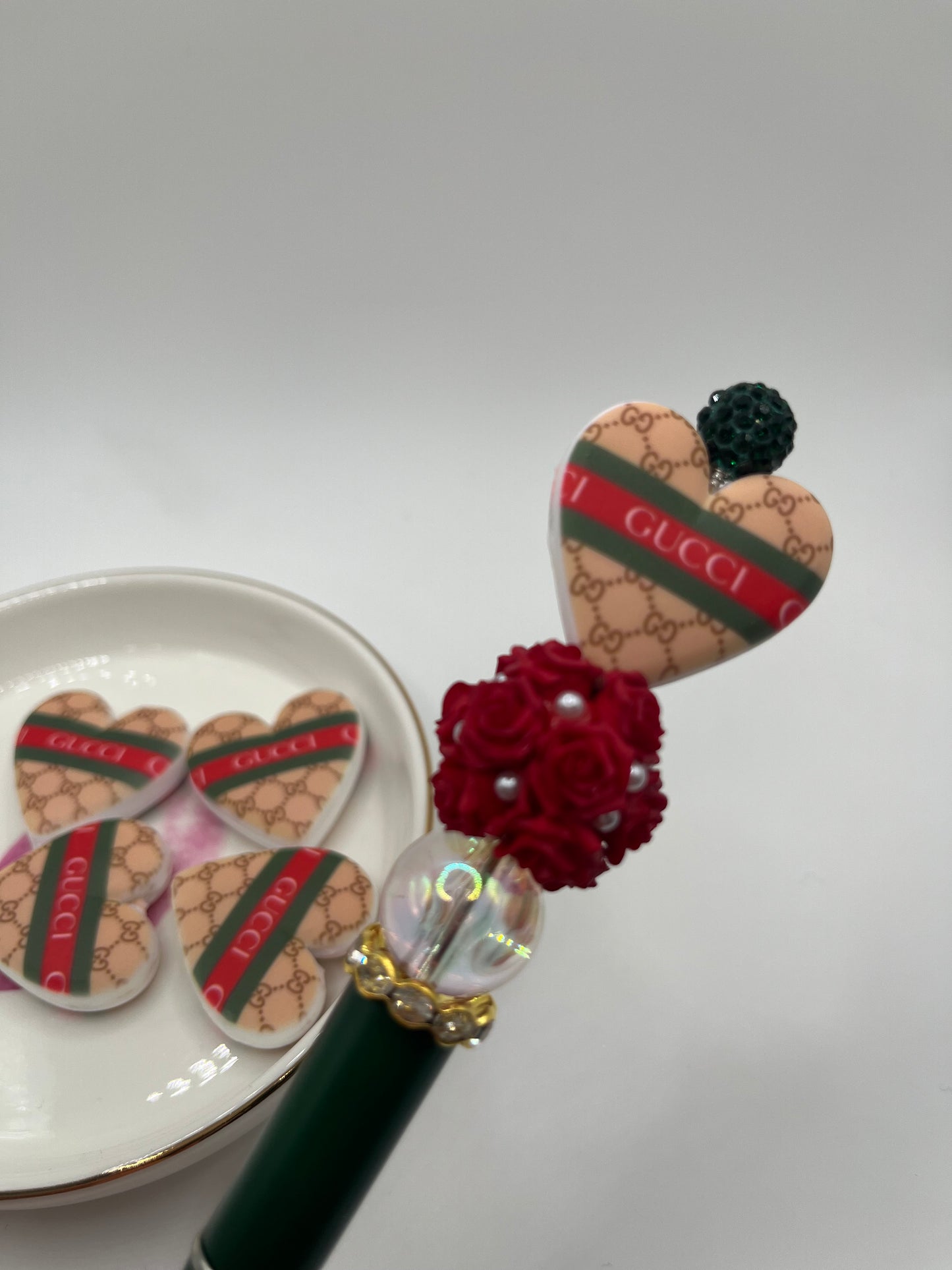 Fashion G Heart Silicone Bead