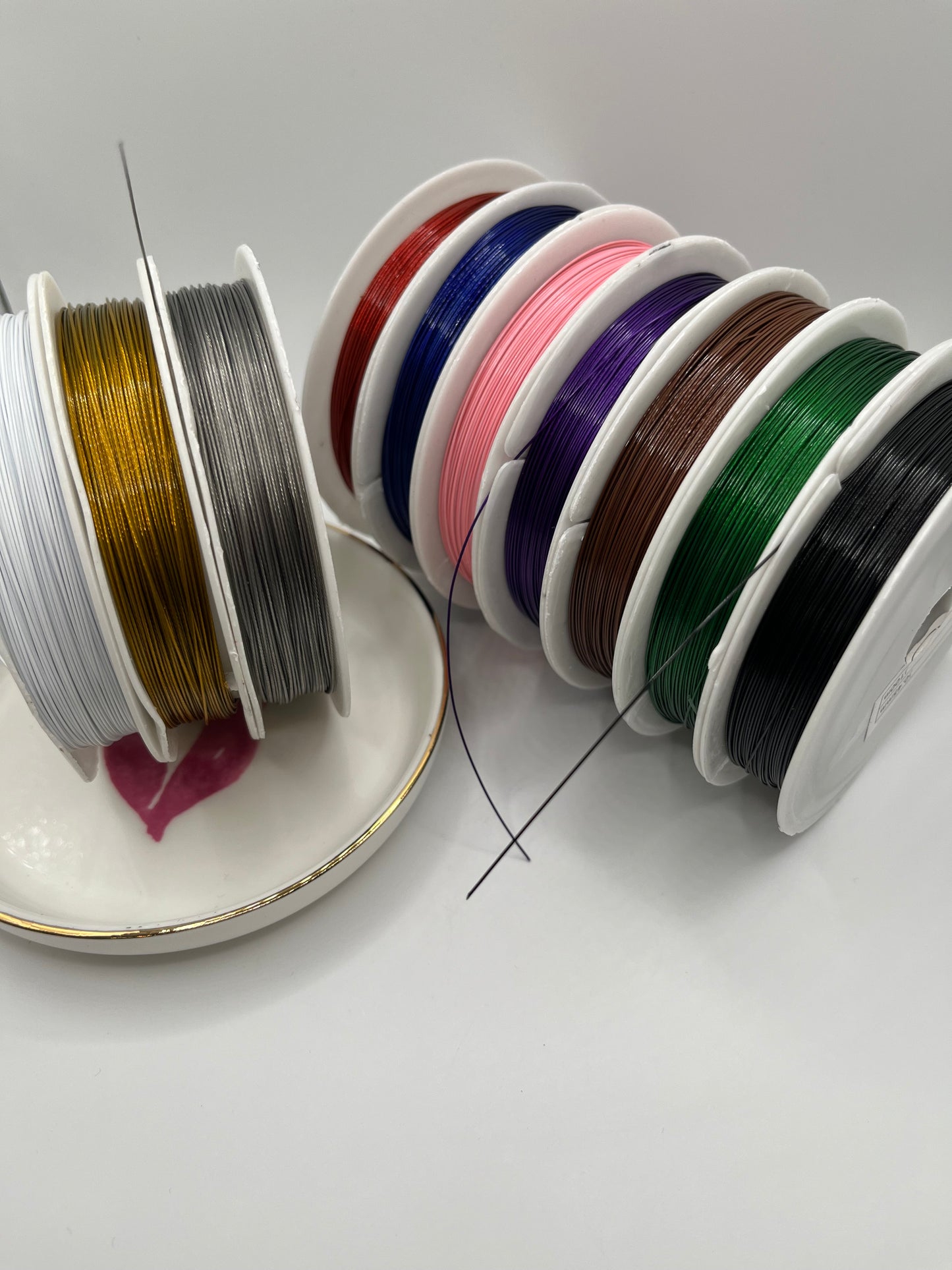 1 Roll - Wire For Keychain Making [.45mm]