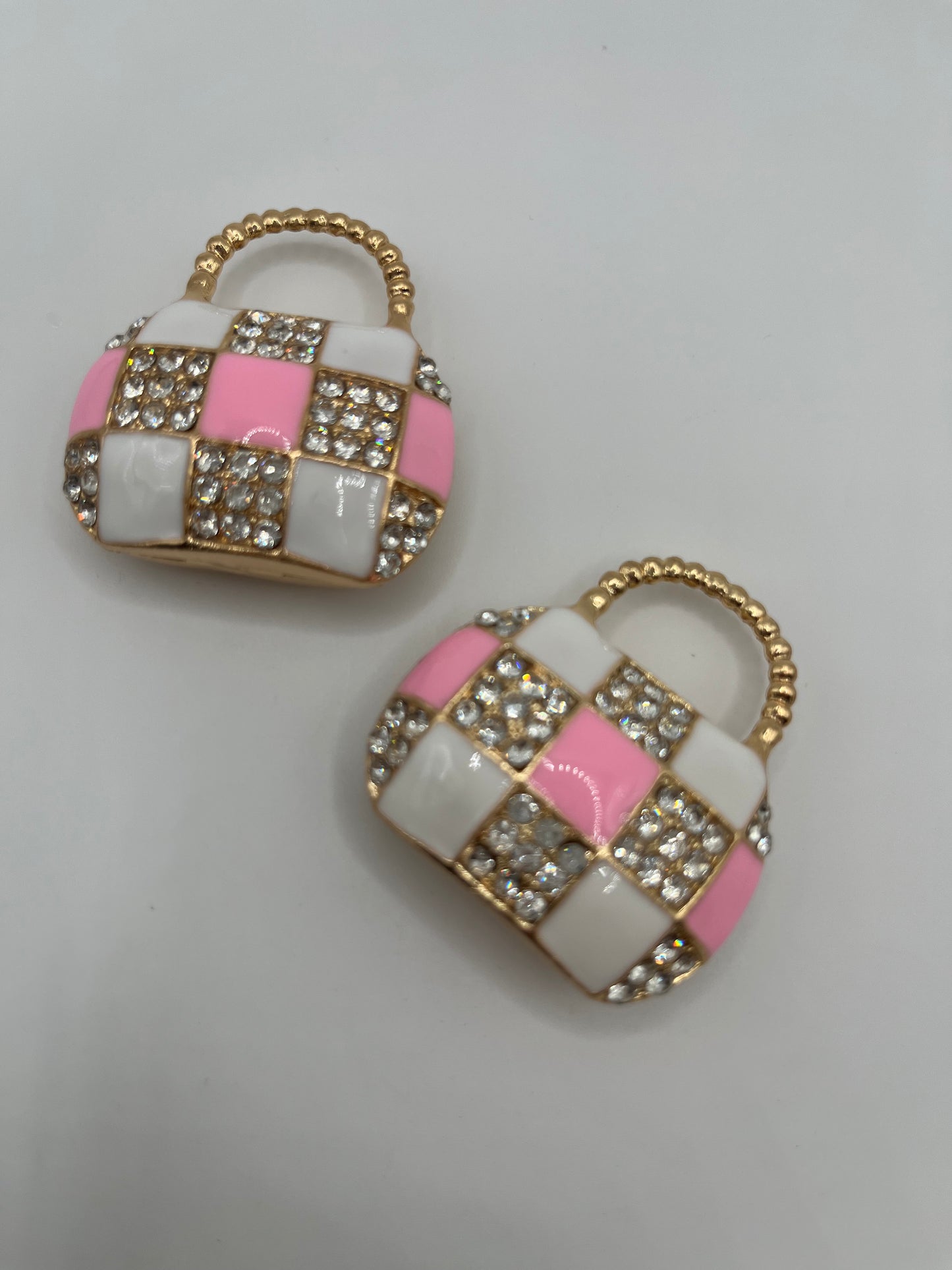 Fashion Purse Metal Charm (1 Piece) [Black or Pink]