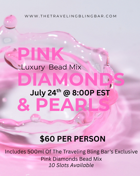500ml “Pink Diamonds & Pearls” Exclusive Bling Bar Mix