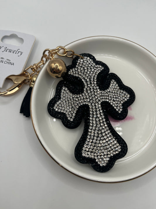1pc Soft Cross Keychain