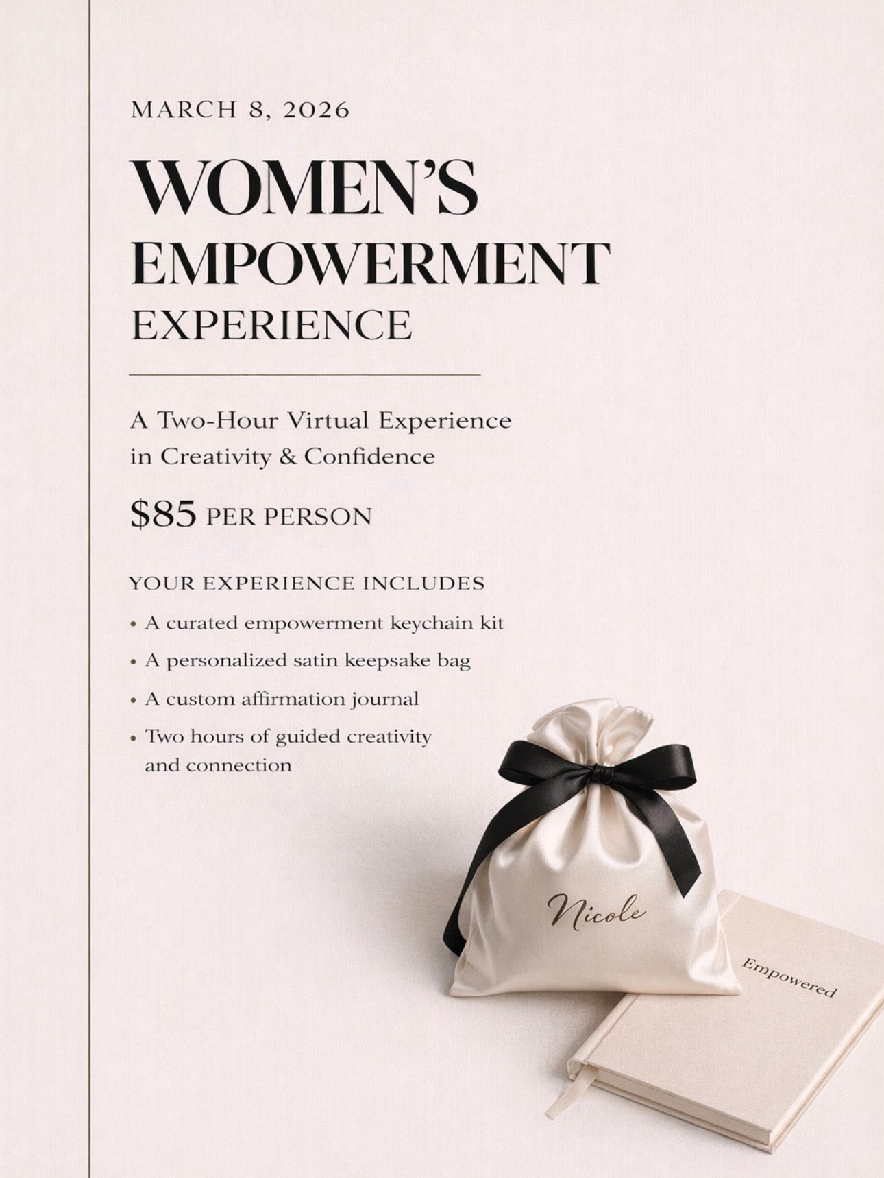 Women’s Empowerment Experience | March 8 Virtual Event