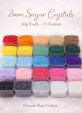 2mm Sugar Crystals – 50g Each