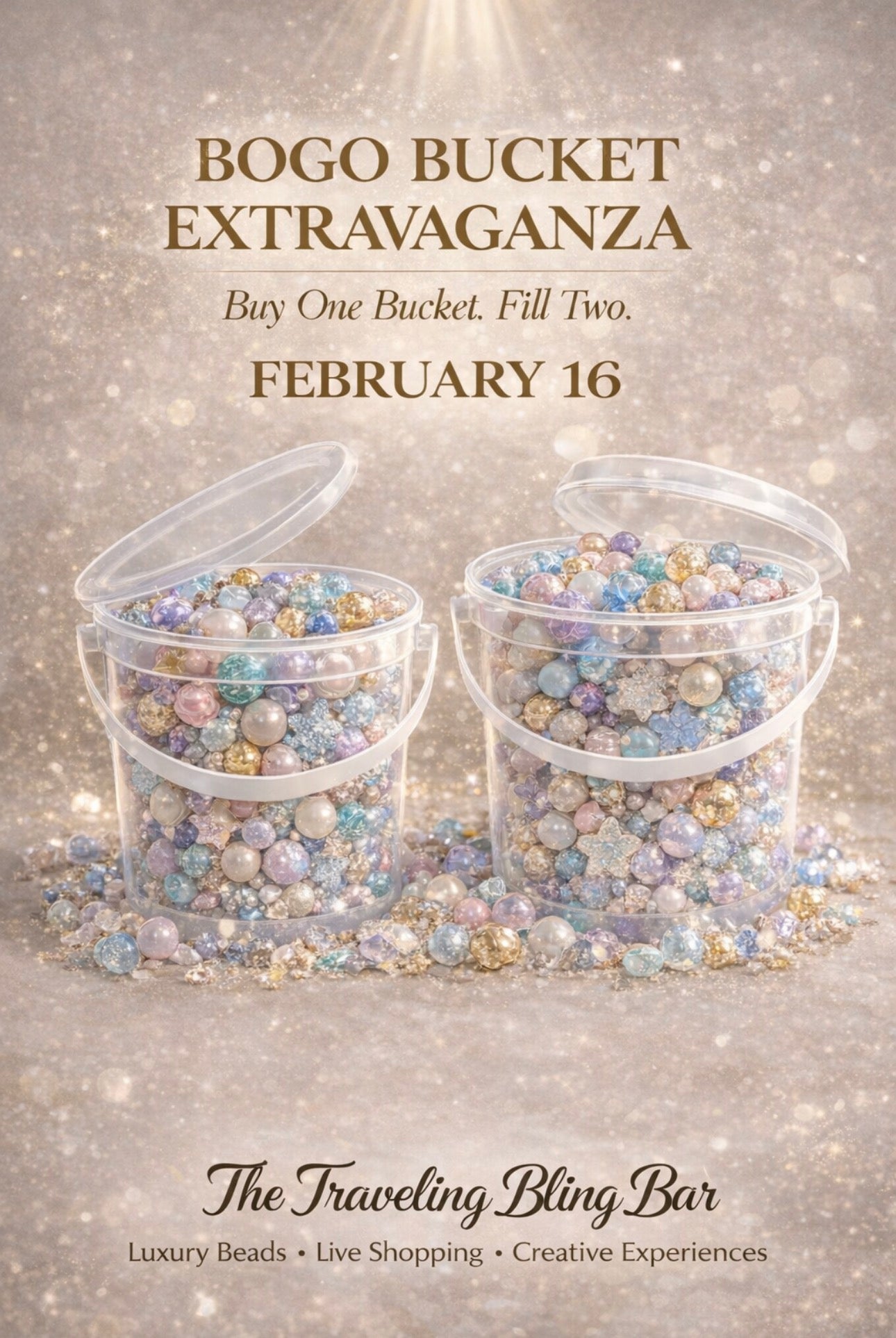 [FEBRUARY 16th-7:30P EST] 1000ml BOGO Bucket Extravaganza – Acrylic & Resin Edition (16mm)