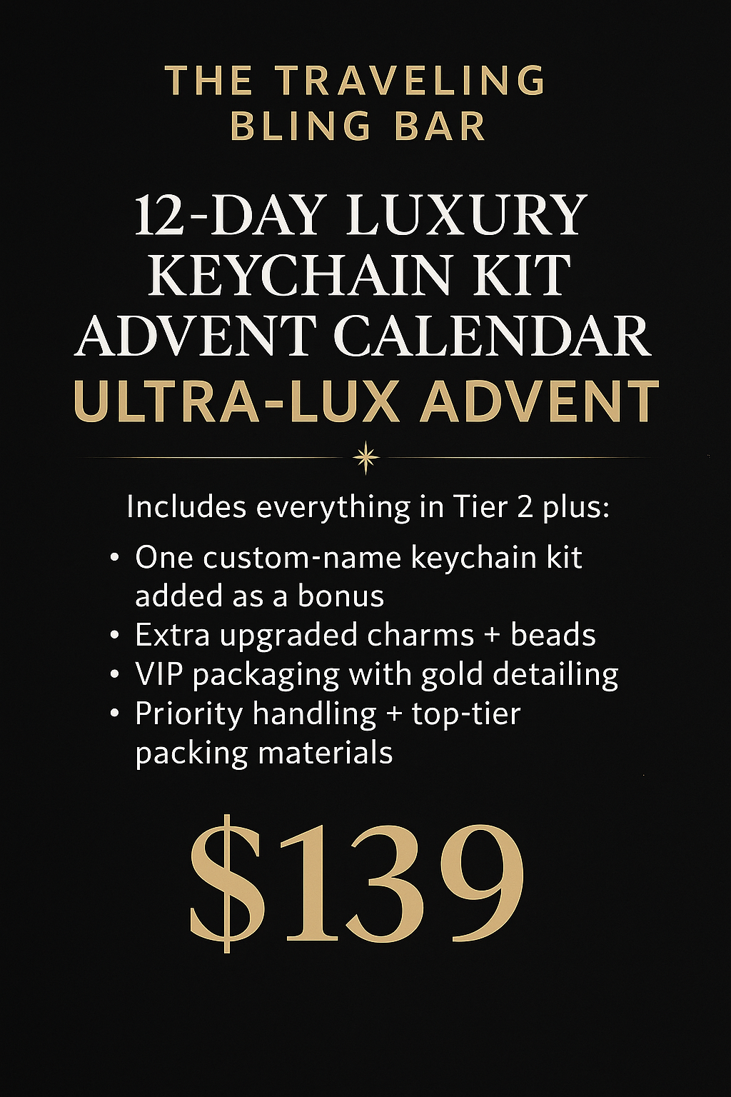 ✨ 12-Day Luxury Keychain Kit Advent Calendar (PRE-ORDER Ships Out 12/15/2025) Read Description Below: