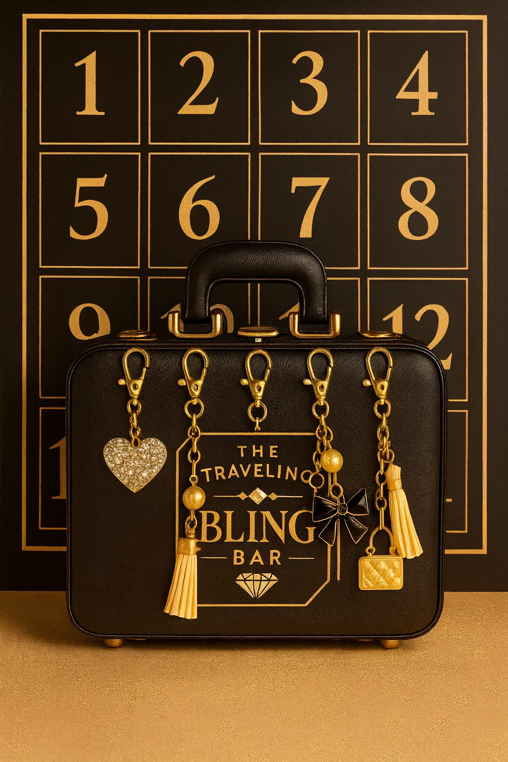 ✨ 12-Day Luxury Keychain Kit Advent Calendar (PRE-ORDER Ships Out 12/15/2025) Read Description Below: